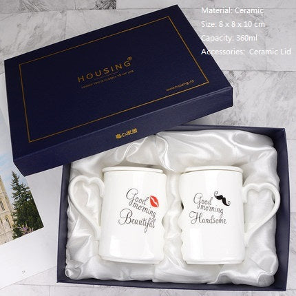 Couple of lovers cups mug personality cup ceramic cup