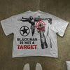 Harajuku Street Printed Large T-shirt Gothic