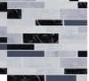 Simulation Marble Embossed Mosaic Pattern Tile Sticker Kitchen Bathroom Wash Basin Decoration