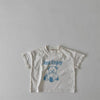 Three-color Infant Toddler Cartoon Bear Top Short-sleeved Casual T-shirt