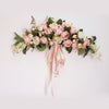 The rose flower wreath hanging wall flowers simulation round heart-shaped ornaments wedding wedding room decoration decoration wall Home Furnishing