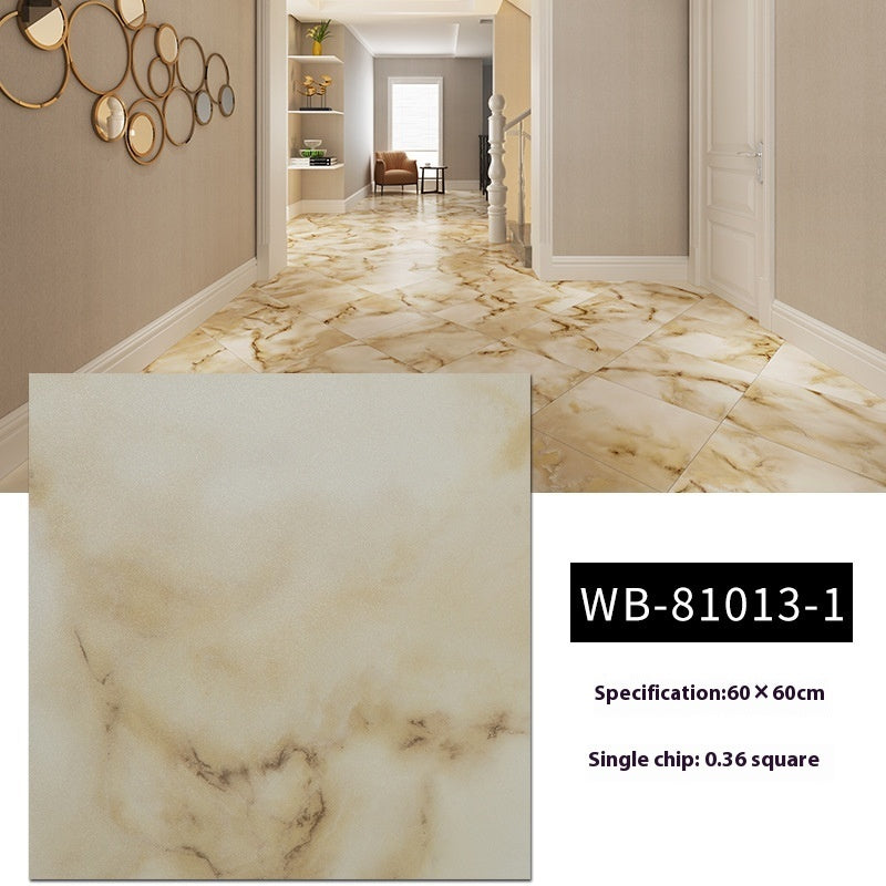 Wear-resistant Marble Self-adhesive Simple Installation Quick Installation Easy Cleaning Floor Stickers