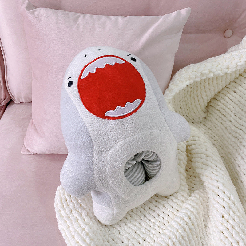 Ins Cute Little Whale Cloth Art Plush Pull-out Paper Set Tissue Box