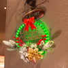 Christmas 30CM Luminous Garland Door Hanging Christmas Decorations