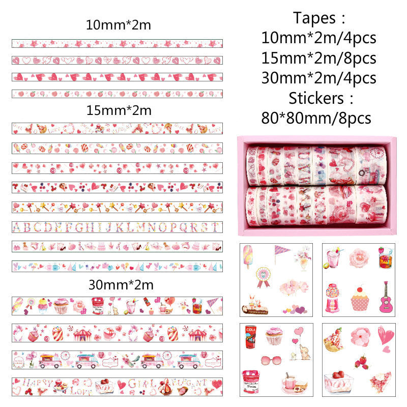 Mr. Paper gift box and paper tape