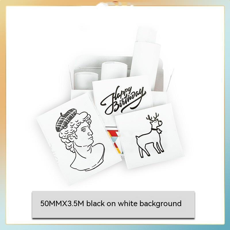 T02 M02X Sticker Printer Paper Thermosensitive Paper