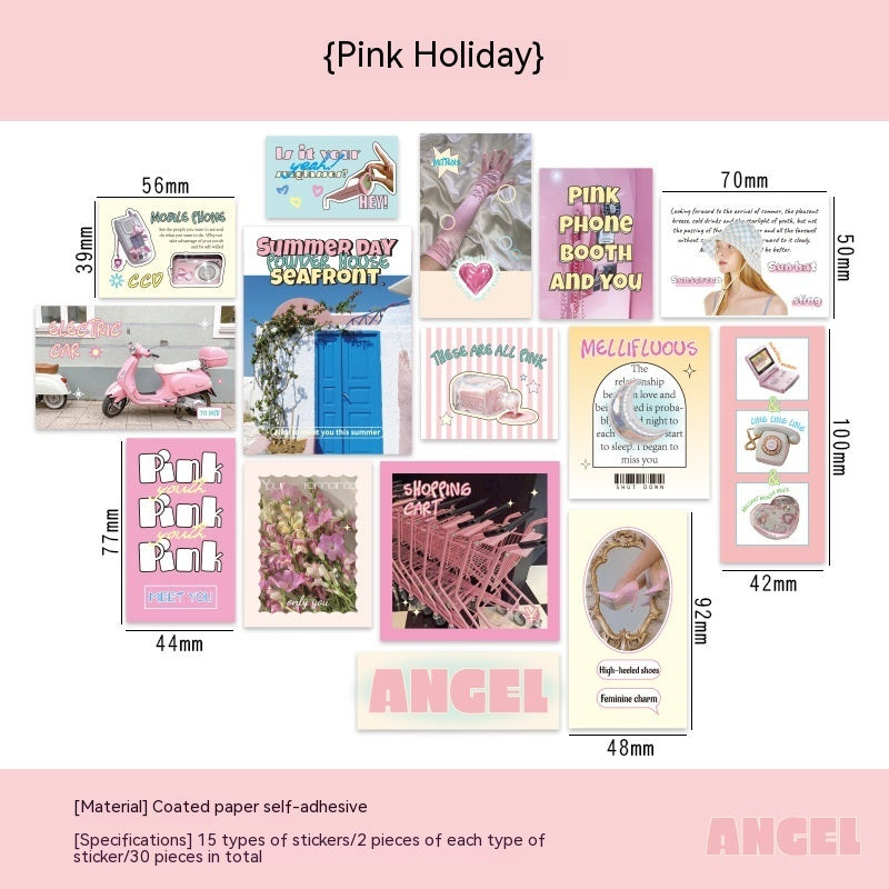 Sticker Package Korean Style Creative Journal Material DIY Decoration