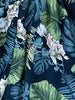 3pcs Plant Print Elastic Waist Joggers, Vacation Loose Pants For Spring & Summer, Women's Clothing