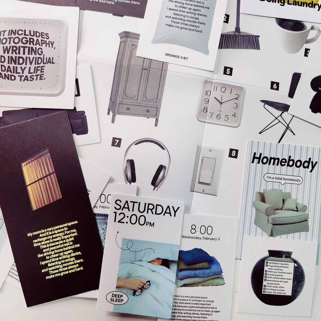 Magazine Landscape Retro Journal Decoration Material Collage Paper Bag