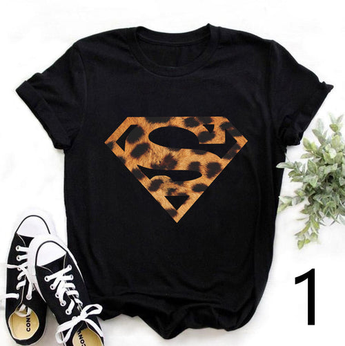 Women's Printed Loose Bottoming Shirt Top