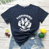 Casual Print Crew Neck Short Sleeve Slim Fit T-Shirt Top