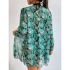 New Style Swimsuit Three Piece Printed Sunscreen