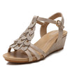 Women's Sandals Boho Bohemia Wedge Shoes Party Daily Beach Shoes
