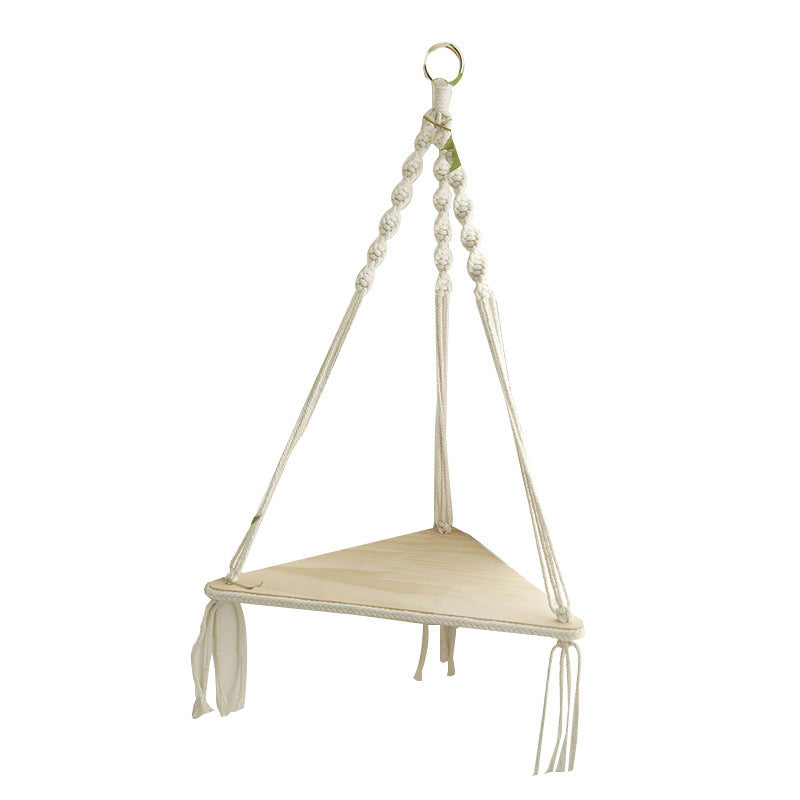 Bohemian Hand-woven Tassel Triangle Flower Pot Rack