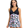 European And American Swimwear Women's Solid Color Stitching