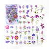 Vintage Journal Diary DIY Flower Shaped Stickers