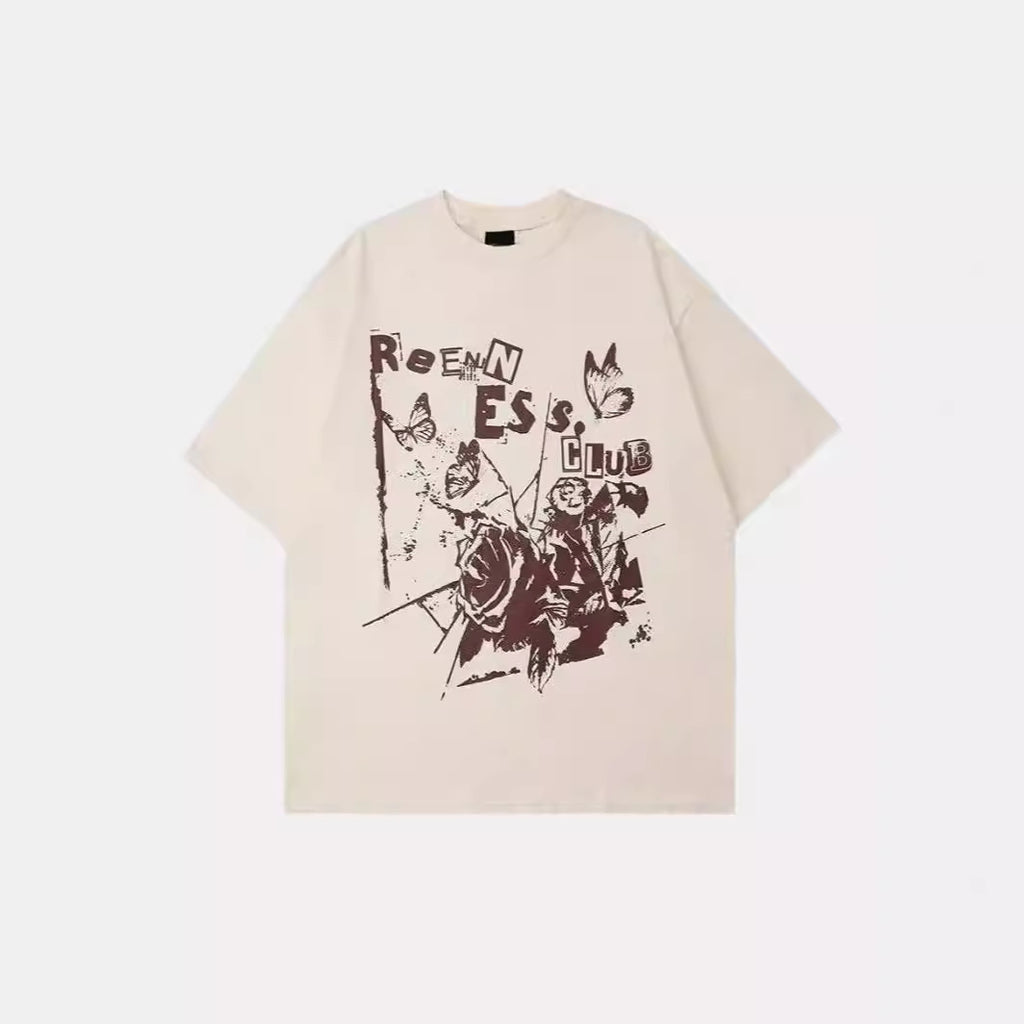Men's And Women's Trendy Round Neck T-shirt