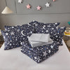 4/5Pcs Starry Sky Print Comforter Sets - Stain-Resistant, Hypoallergenic, And Lightweight Bedding For All Seasons - Twin/Queen Size Bed In A Bag With 100% Polyester Filling Halloween decor