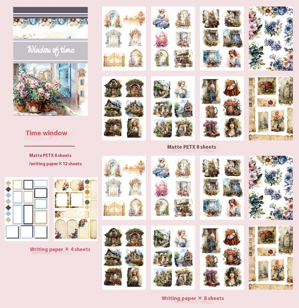 Journal Material PET Sticker Book