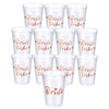 Bachelorette Party Disposable Plastic Cups Set