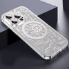 Gold Plated Transparent Magnetic Wireless Charger Mobile Phone Case