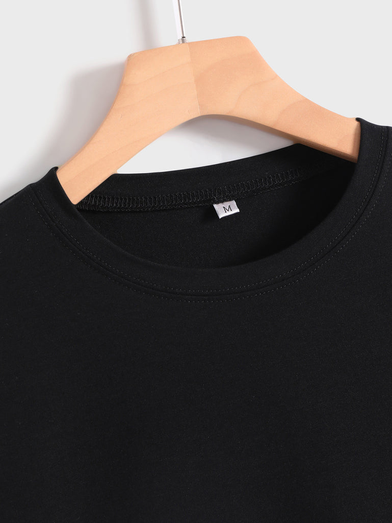 Rainbow Love Round Neck Short Sleeve T-Shirt