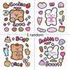 Cute Seamless Diy Primary School Students Stick Cups 3d Stickers