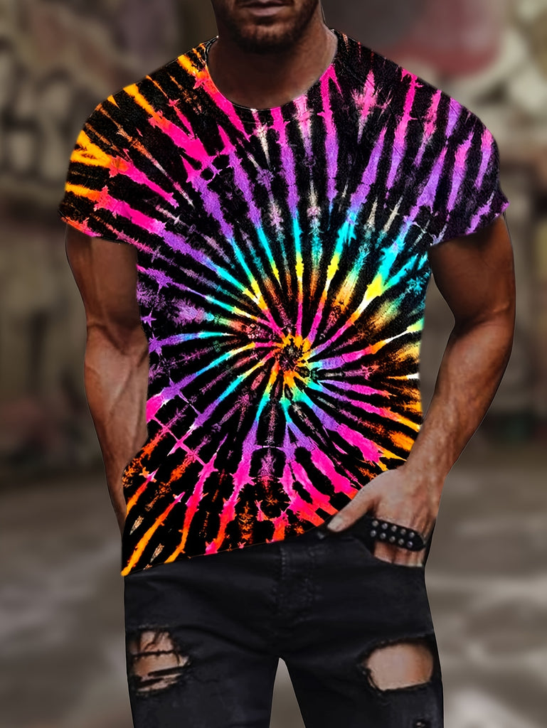 Plus-size men's fashion 3D Printed T-shirt Fun pattern round neck short sleeve T-shirt