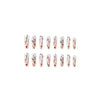Christmas Simple Pure Desire Mid-length Ballet Fake Nails
