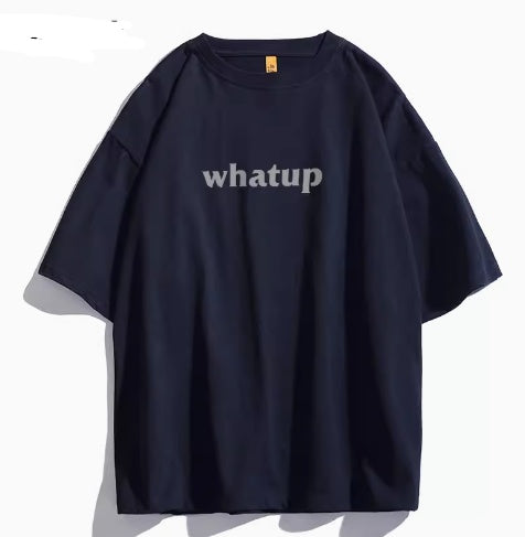 Digital Print Casual Couple Round Neck Half Sleeve