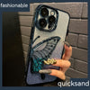 Phone Case Beautiful Glitter Powder Quicksand Butterfly With Lens