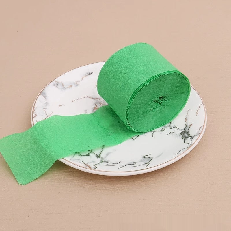 Colored Creped Paper Latte Art Ribbon Birthday Party Wedding Kindergarten Background Wall Decorations Arrangement
