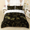 3pcs Mushroom Print Bedding Duvet Set, Suitable For Bedroom, Guest Room Soft And Comfortable Comforter Set, Gift For Family And Friends (1*Comforter+ 2*Pillowcase, Core Not Included)