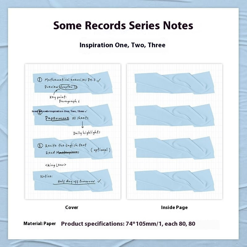 Notepad Simple Style Journal Decoration Learning Message