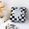 Checkerboard Facecloth Printed Blanket