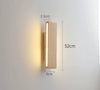 Solid Wood Bedroom Bedside LED Wall Lamp