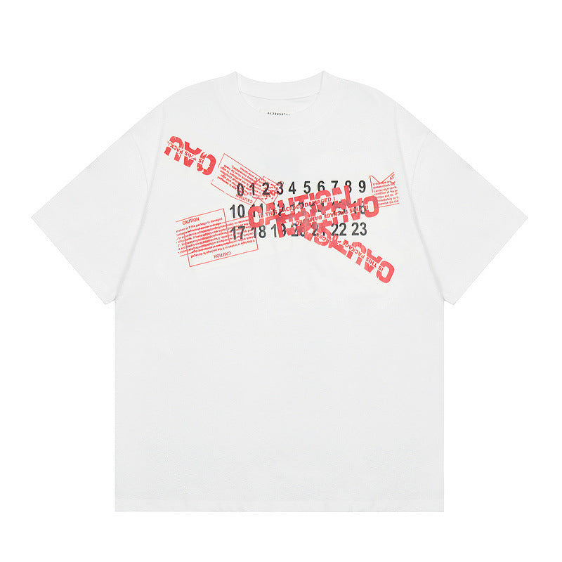 Arabic Digital Printed Short Sleeve