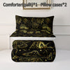 3pcs Mushroom Print Bedding Duvet Set, Suitable For Bedroom, Guest Room Soft And Comfortable Comforter Set, Gift For Family And Friends (1*Comforter+ 2*Pillowcase, Core Not Included)