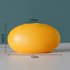 Simple Solid Color Ceramic Vases European Flower Arrangement Plant Pots