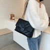 Embroidery Thread Small PU Leather Crossbody Bags for Women Trend Hand Bag Women's Branded Trending Shoulder Handbags
