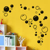 Colorful Circle Bubble Wall Stickers Removable