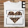 Women's Printed Casual Loose Round Neck T-shirt