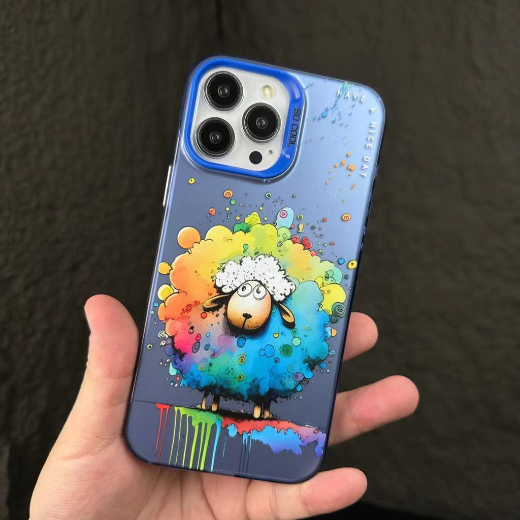 Personalized Oil Painting Panda Pig Suitable For 1413 Drop-resistant Phone Case