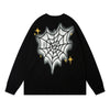 Men's Fashion Cotton Spider Web Heart-shaped T-shirt