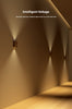 Solid Wood Pattern Linkage Human Body Induction LED Light