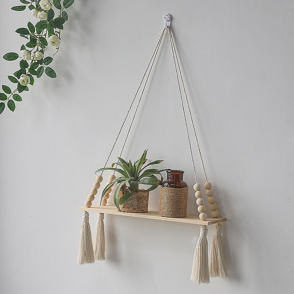 Handmade Woven Shelving For Wall Decoration