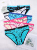 6pcs Breathable Mixed Pattern Hipster Panties, Comfort Elastic Intimates Women's Lingerie & Underwear