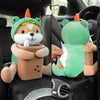 Creative Car Tissue Box Trash Can Two-in-one Cute Armrest Box Pumping Paper Box