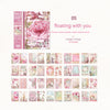 Double-sided Material Journal Book Retro Collage Background Note Paper