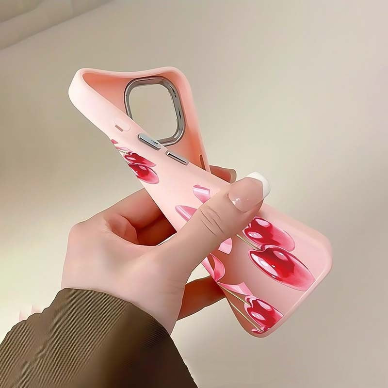 Cherry Protective Cover Soft TPU Phone Case